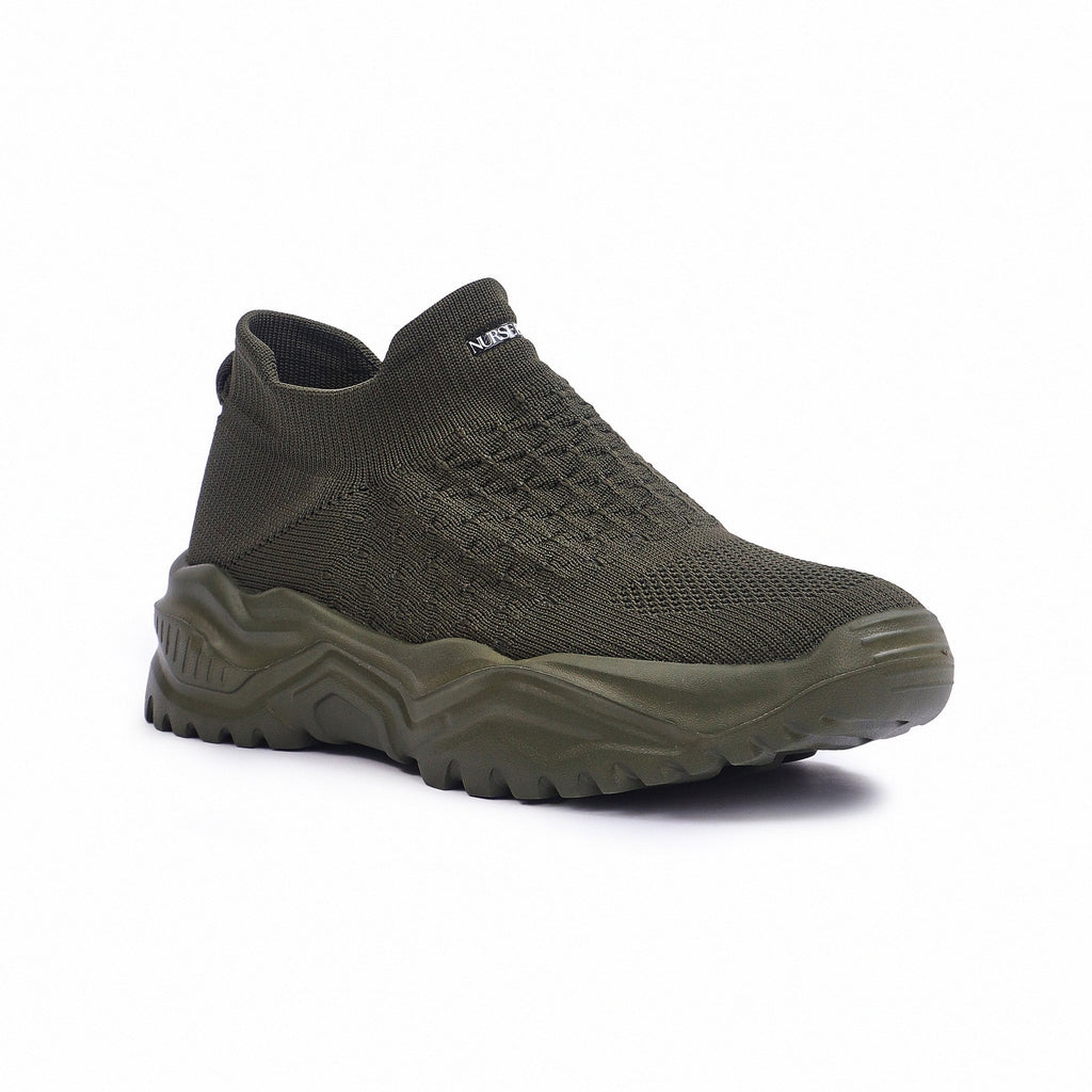 Ortho Cloud Slip Ons 2.0 - Olive Green